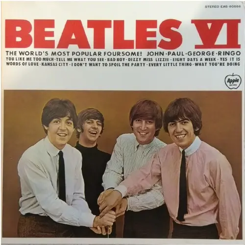 The Beatles - Beatles VI (Japanese edition) (1965/1976, LP) DSD 128 скачать торрент