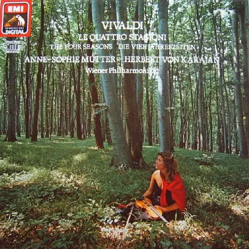 Vivaldi - Le Quattro Stagioni (Anne-Sophie Mutter, Wiener Philharmoniker, Herbert Von Karajan‎) (1984, LP) FLAC скачать торрент