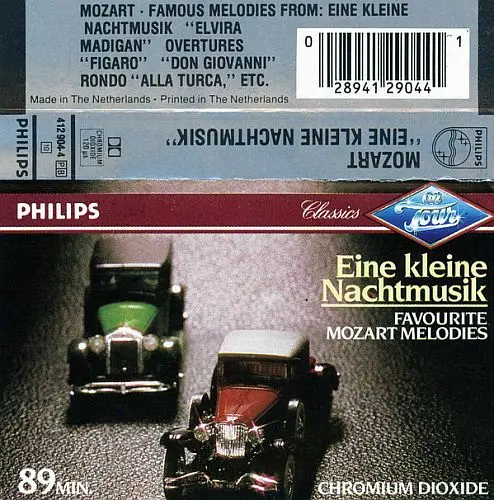 Wolfgang Amadeus Mozart - The Best Of Mozart - Eine Kleine Nachtmusik Etc. (1985, MC) WavPack скачать торрент