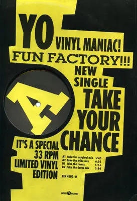 Fun Factory - Take Your Chance (Single) (1994, LP) FLAC скачать торрент