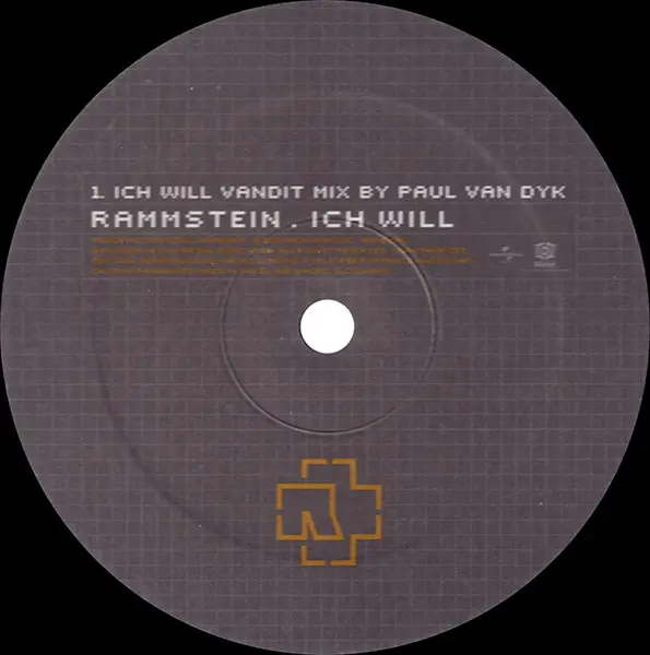 Rammstein - Ich will 12" EU Vinyl 2001