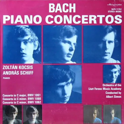 J.S.Bach - Piano concertos BWV1061,BWV1060,BWV1062 (Zoltan Kocsis, Andras Schiff) (1977) FLAC скачать торрент