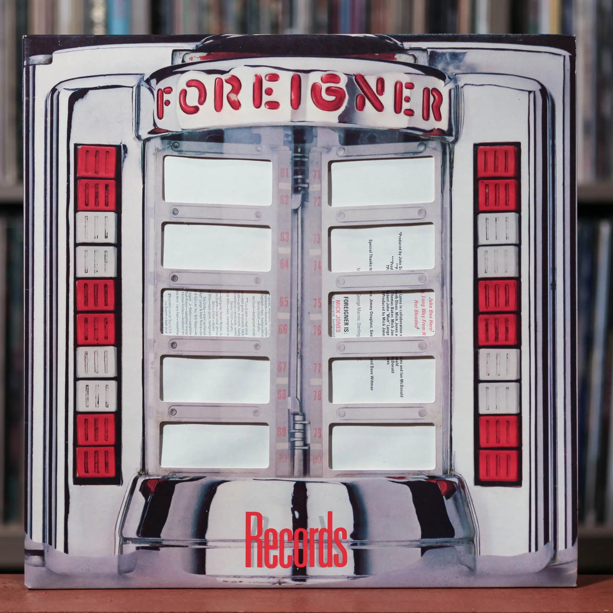 Foreigner - Records (1982, LP) FLAC скачать торрент