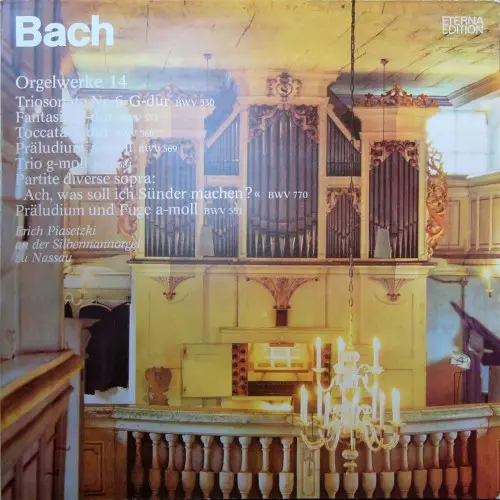 J.S.Bach - Organ works (1968, LP) FLAC скачать торрент