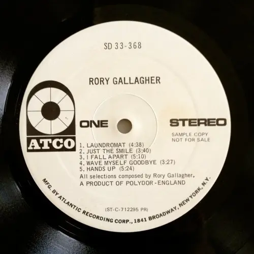 Rory Gallagher - Rory Gallagher (1971, LP) FLAC скачать торрент