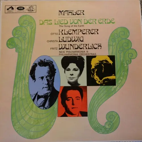 Mahler - Das Lied Von Der Erde (Klemperer, NPO, Ludwig, Wunderlich) (1967, LP) FLAC скачать торрент