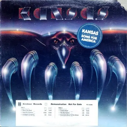 Kansas - Song For America (1975, LP) FLAC скачать торрент