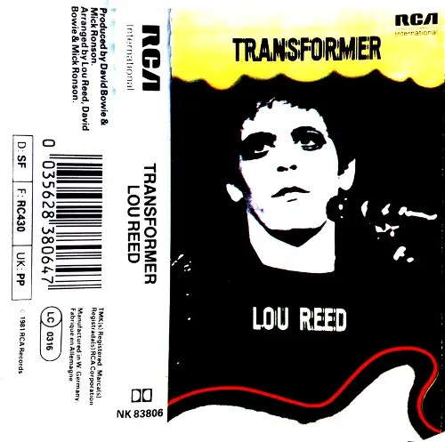 Lou Reed - Transformer (Reissue) (1972/1981, MC) FLAC скачать торрент