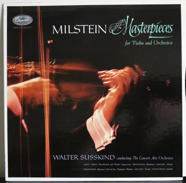 Nathan Milstein - Masterpieces (Mozart, Beethoven, Wieniawsky, Novacek, Stravinsky, Saint-Saens) (1960, LP) FLAC скачать торрент