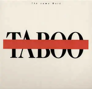 Taboo ‎– The Same Word - 1988