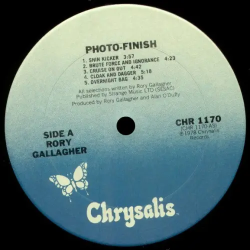 Rory Gallagher - Photo-Finish (1978, LP) FLAC скачать торрент