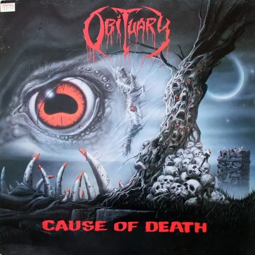 Obituary - Cause Of Death (1990, LP) FLAC скачать торрент