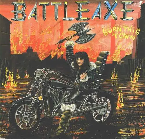 Battleaxe - Burn This Town (1983, LP) FLAC скачать торрент