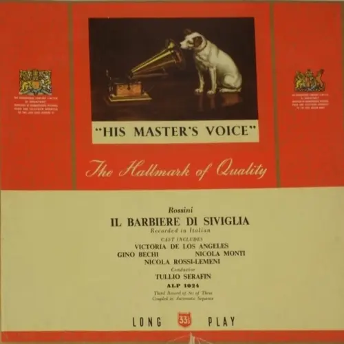 Rossini - IL Barbiere di Siviglia (1952, LP) FLAC скачать торрент