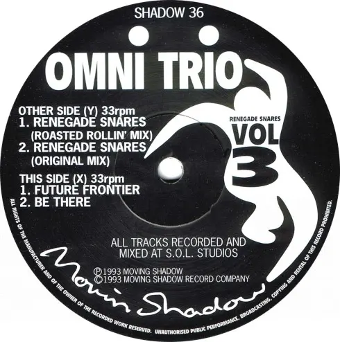 Omni Trio - Volume 3 - Renegade Snares (1993) FLAC скачать торрент