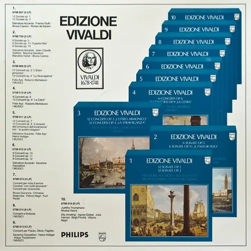 Antonio Vivaldi - Edizione Vivaldi (1978, LP) FLAC скачать торрент