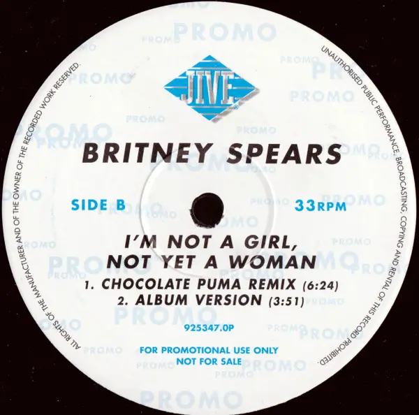 Britney Spears - I'm Not A Girl, Not Yet A Woman 2001