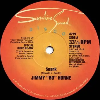 Jimmy 'Bo' Horne - Spank (Special Disco Re-Mix) 1979