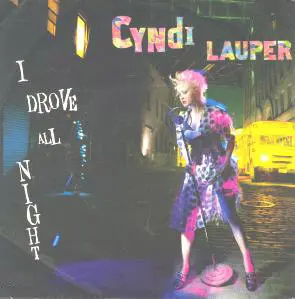 Cyndi Lauper - I Drove All Night 1989