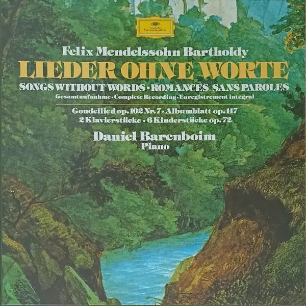 Daniel Barenboim 'Felix Mendelssohn Bartholdy - Lieder Ohne Worte' 1974