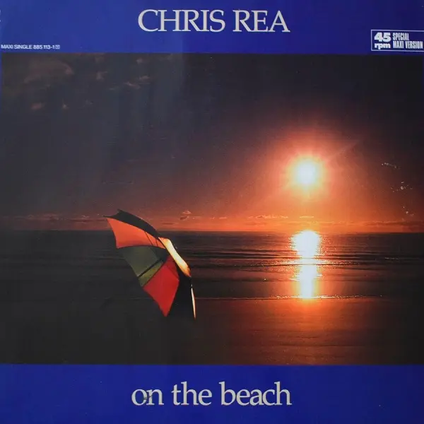 Chris Rea - On The Beach (Special Maxi Version, 45 RPM) (1st press) 1986