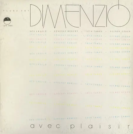 Dimenzio - Avec Plaisir - 1987